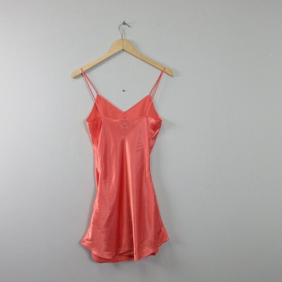 Victoria's Secret Night Slip Dress S Pink Lingerie Nightgown Satin Mini Sexy 68 - Picture 2 of 8
